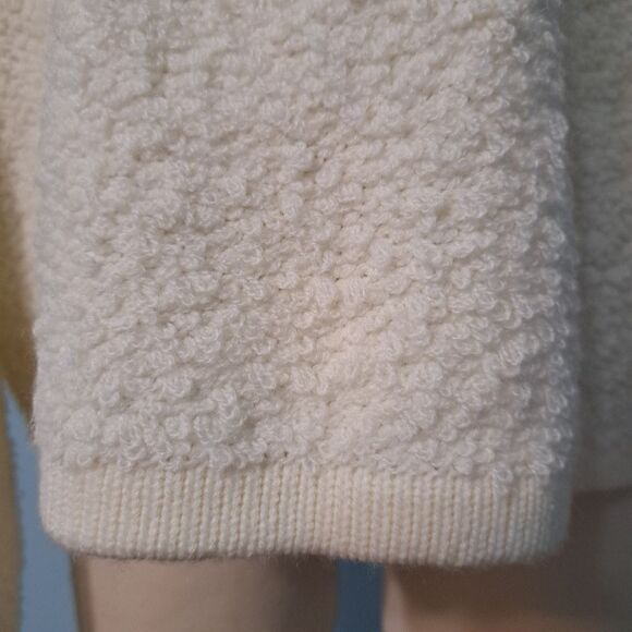 Teeberry & Weave Golly Sherpa Fur Quarter Zip Pullover Off White XXL NWT - Picture 15 of 15